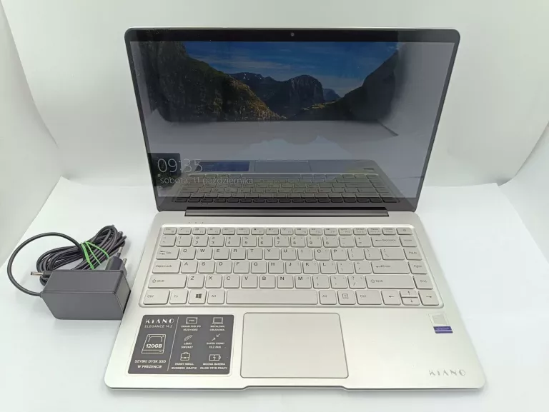 LAPTOP KIANO ELEGANCE 14.2 INTEL N3350 4GB/120GB SSD W10 HD GRAPHICS 500