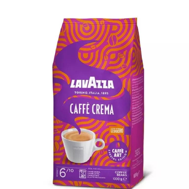 KAWA ZIARNISTA LAVAZZA CAFFE CREMA LEGGERO 1KG ARABICA ROBUSTA 05/2027