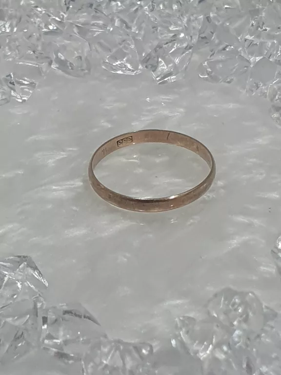WYRÓB JUBILERSKI OBRĄCZKA 333 0,94G