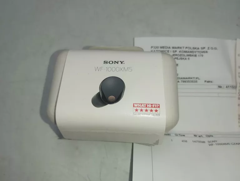 SŁUCHAWKI BLUETOOTH SONY WF-1000XM5 W PUDEŁKU, GWARANCJA!