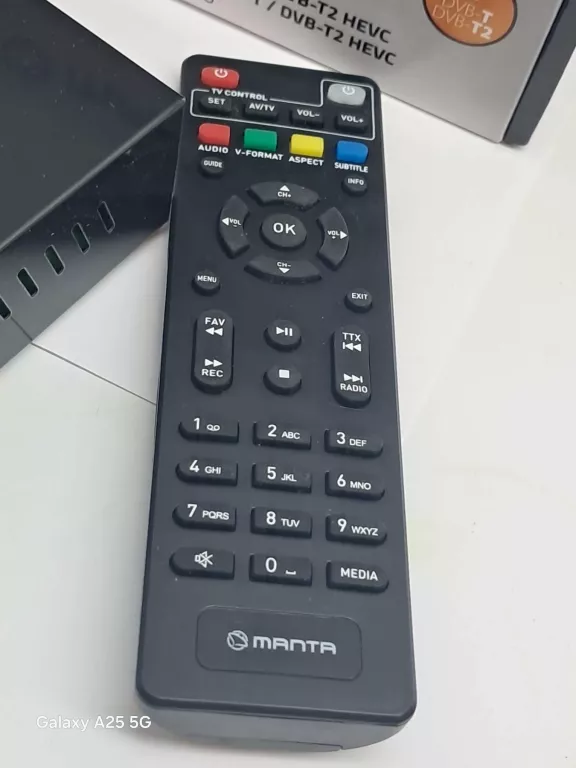 MANTA TUNER DVBT025PRO DEKODER DVB-T2 PUD