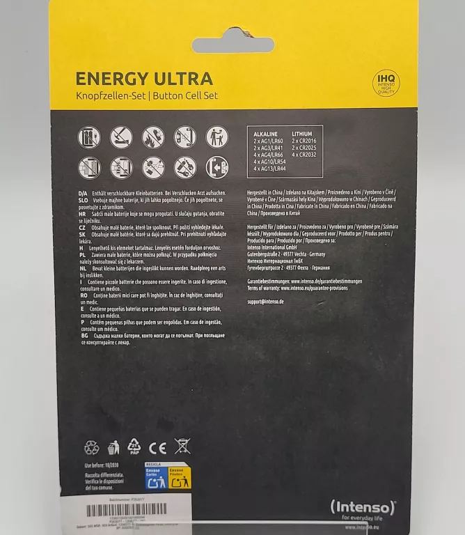 INTENSO ENERGY ULTRA 24 BATERIE PASTYLKOWE/GUZIKOWE