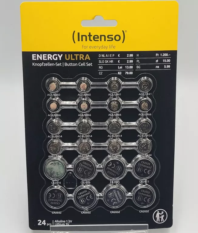 INTENSO ENERGY ULTRA 24 BATERIE PASTYLKOWE/GUZIKOWE