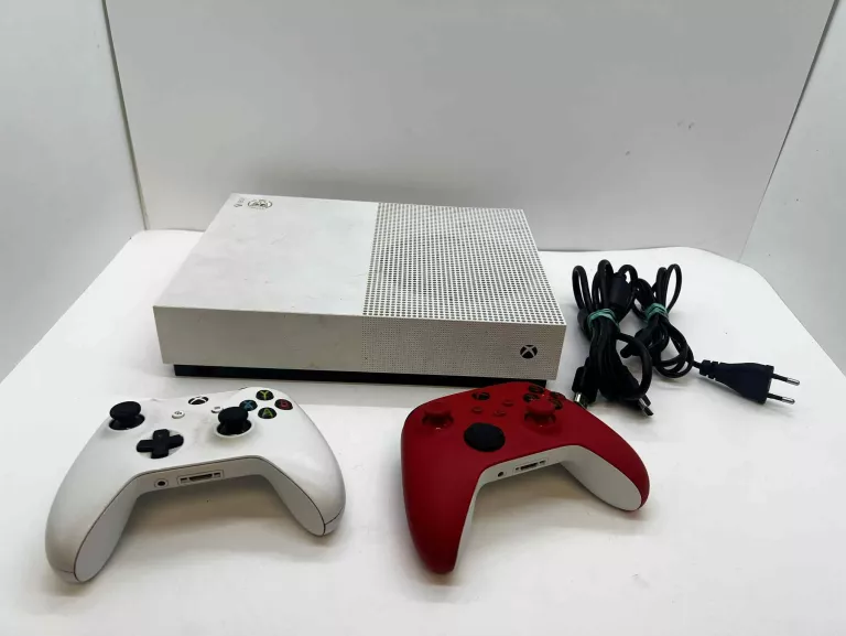 KONSOLA MICROSOFT XBOX ONE S ALL DIGITAL 1TB+2XPAD +OKABLOWANIE