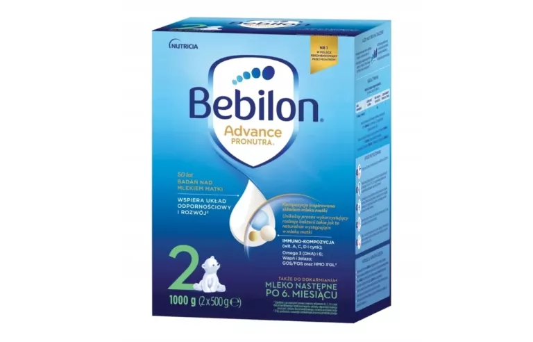 MLEKO BEBILON ADVANCE PRONUTRA 2, PO 6. MIESIĄCU, 1000 G