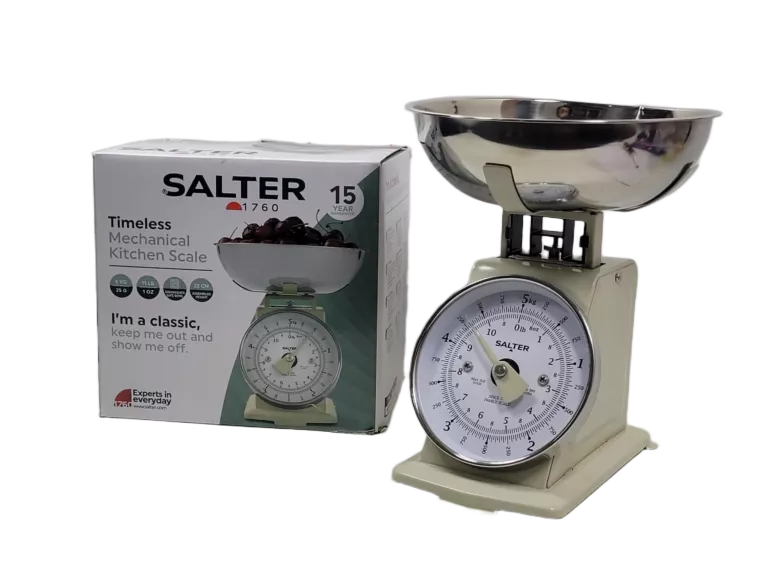 PONADCZASOWA MECHANICZNA WAGA KUCHENNA SALTER – POJEMNOSC 5 KG