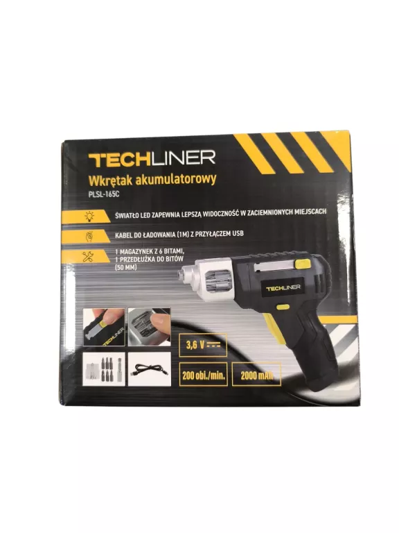 TECHLINER WKRĘTAK AKUMULATOROWY PLSL-165C Q