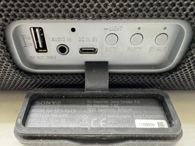 GŁOŚNIK SONY SRS-XB43 + ŁAD