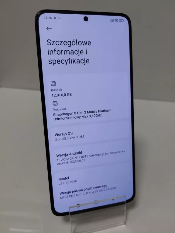 TELEFON  POCO  F6 PRO KOMLET FV 12/512 GB