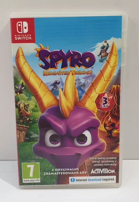 GRA NA NINTENDO SWITCH SPYRO REIGNITED TRILOGY