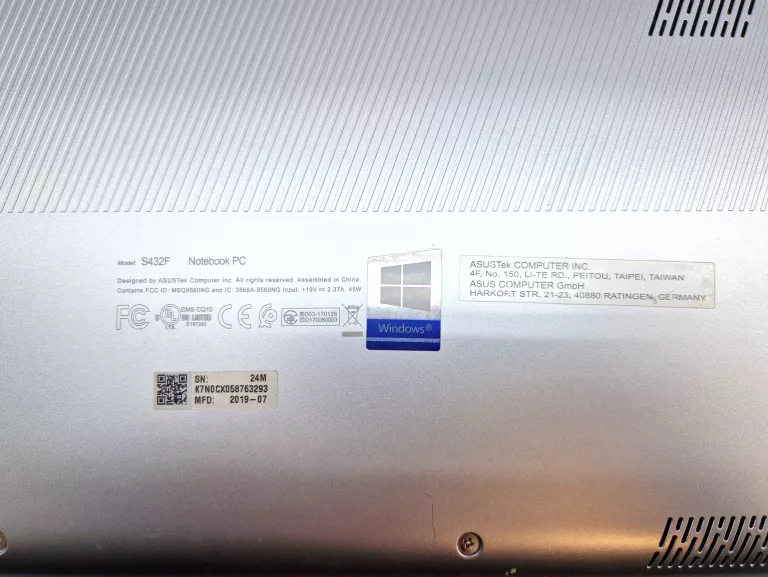 ASUS VIVOBOOK S14 14''FHD I5-8265U 8GB SSD512GB W11