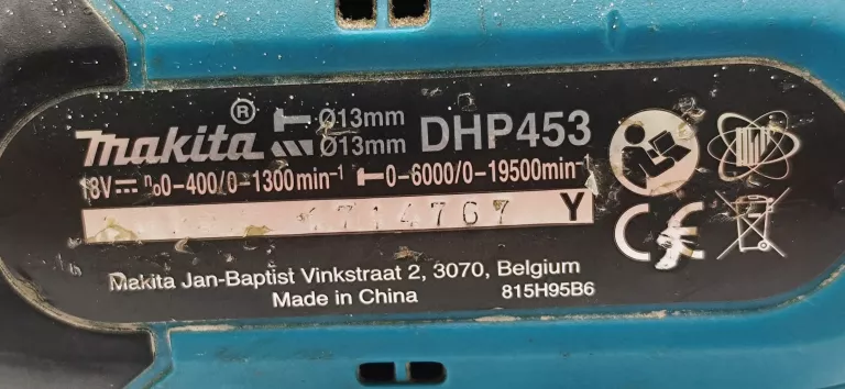 WKRĘTARKA MAKITA DHP453 ŁADOWARKA