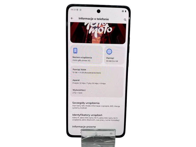 TELEFON MOTOROLA MOTO G86 5G 12/256GB