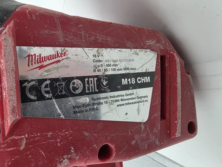 MŁOT UDAROWO OBROTOWY MILWAUKEE M18 CHM ZESTAW