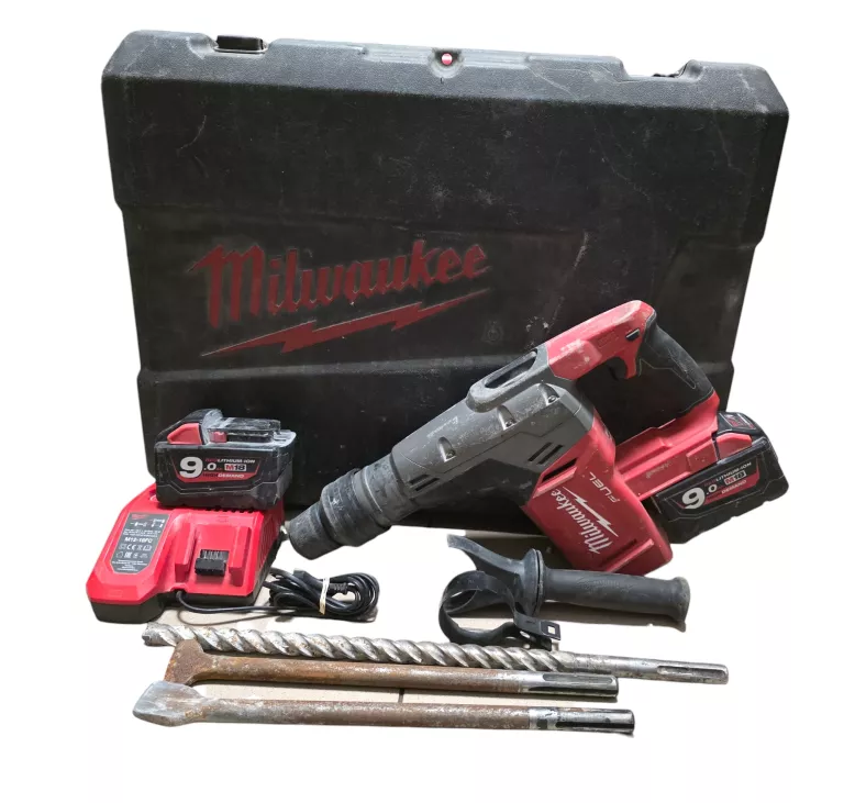 MŁOT UDAROWO OBROTOWY MILWAUKEE M18 CHM ZESTAW