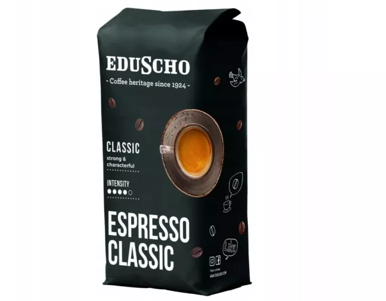 KAWA ZIARNISTA MIESZANA EDUSCHO ESPRESSO CLASSICO 1000 G