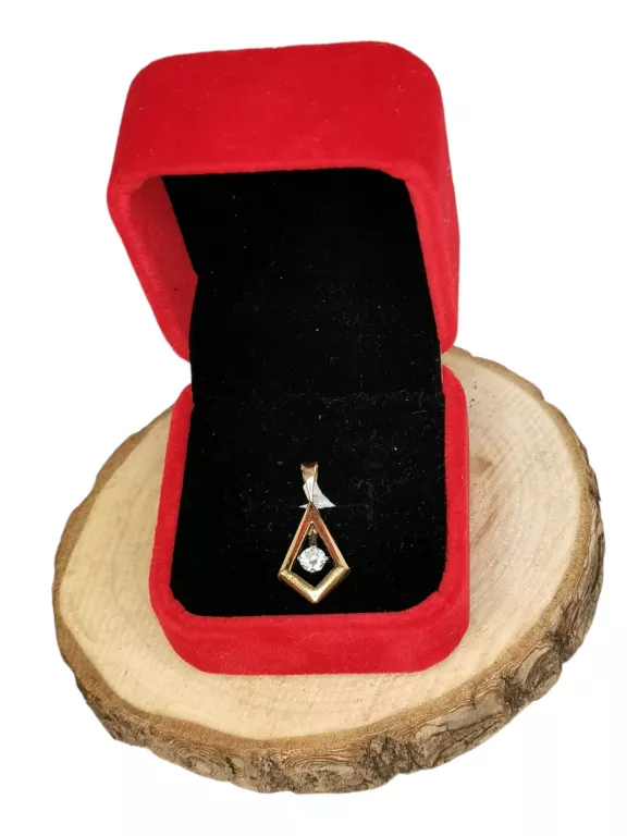 ZŁOTA ZAWIESZKA Z BRYLANETEM 2,19G 585