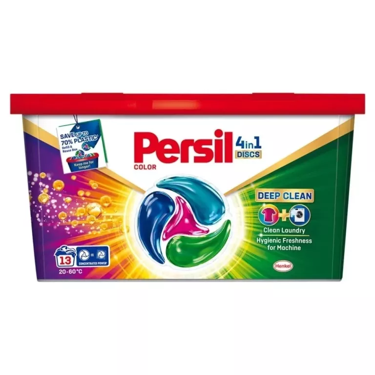 KAPSUŁKI DO PRANIA PERSIL COLOR 4IN1 DISCS DEEP CLEAN 13 SZTUK