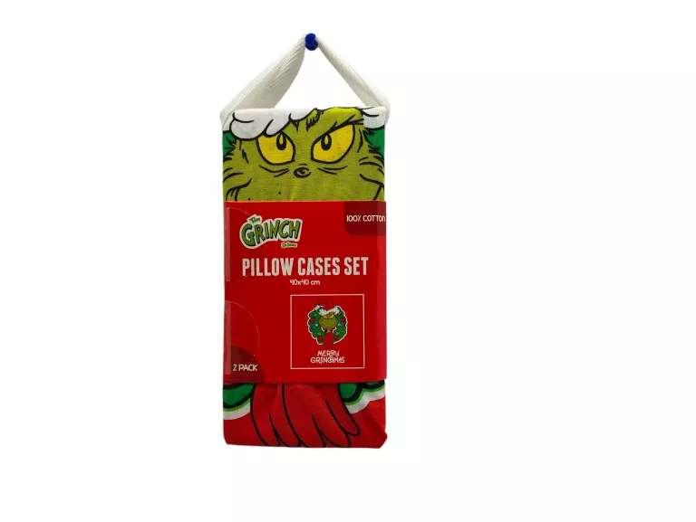 SINSAY POSZEWKA NA PODUSZKE 40X40  GRINCH