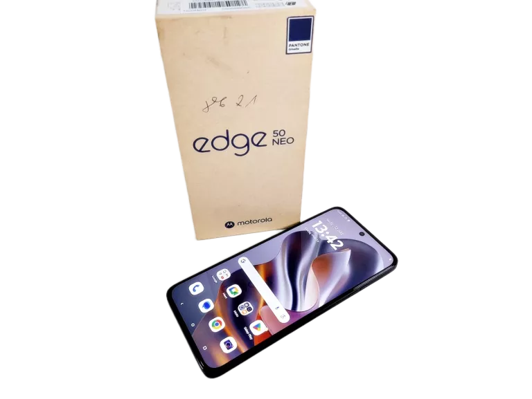 SMARTFON MOTOROLA EDGE 50 NEO 5G 12/512GB 6.4" 120HZ STALOWY SUPER STAN!