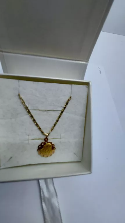 PIĘKNY  ŁAŃCUSZEK Z ZAWIESZKĄ 585/4,91