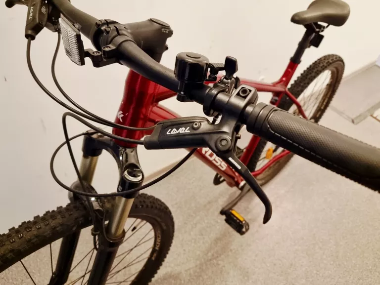 ROWER GÓRSKI MTB KROSS LEVEL 6.0 M20 29 CALI MĘSKI RUBINOWO-SREBRNY