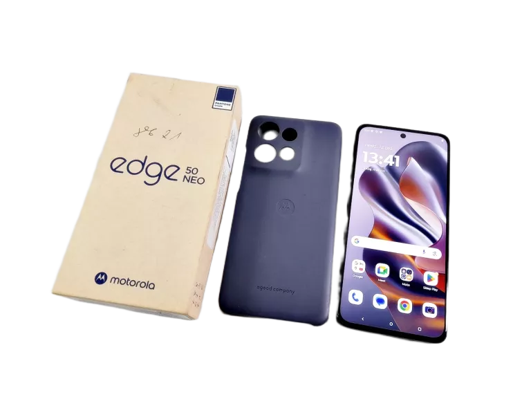 SMARTFON MOTOROLA EDGE 50 NEO 5G 12/512GB 6.4" 120HZ STALOWY SUPER STAN!