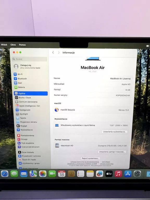 LAPTOP MACBOOK AIR M2