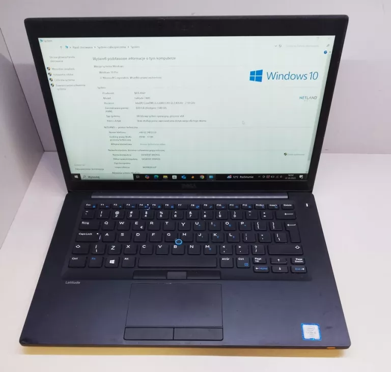 LAPTOP DELL 7480 INTEL CORE I5 8GB 256 GB 2580 ŁADOWARKA