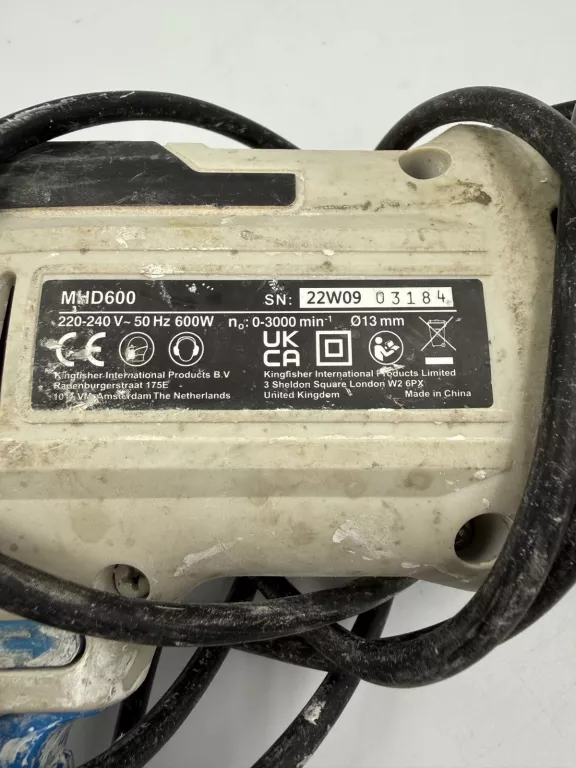 WIERTARKA UDAROWA MACALLISTER MHD600