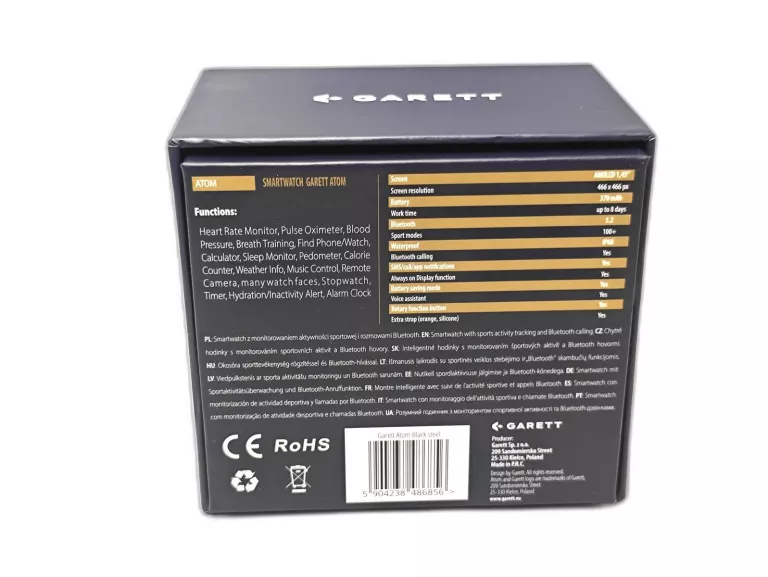 SMARTWATCH GARRETT ATOM KPL