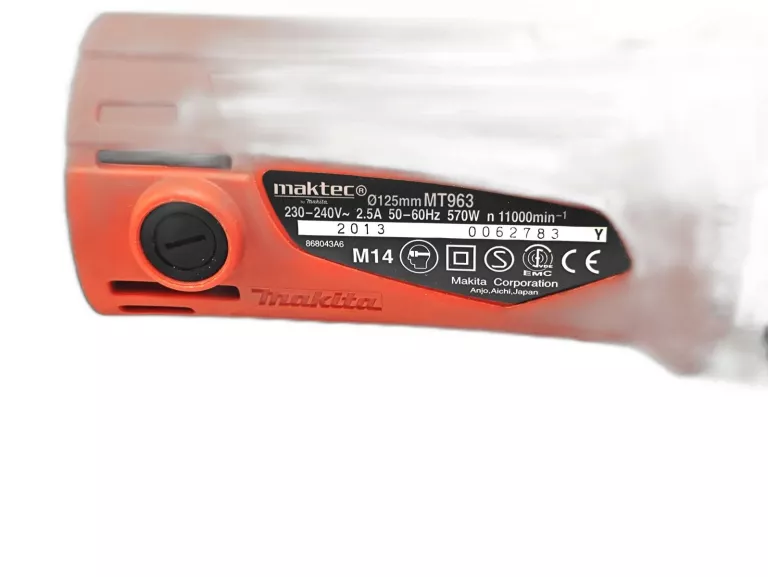 SZLIFIERKA KĄTOWA MAKITA BY MAKTEC MT963 570W SOLO