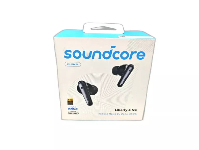 SŁUCHAWKI BLUETOOTH BEZPRZEDODOWE SOUNDCORE BY ANKER LIBERTY 4 NC KPL
