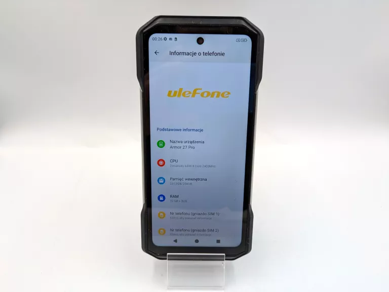 ULEFONE ARMOR A27 PRO 256GB