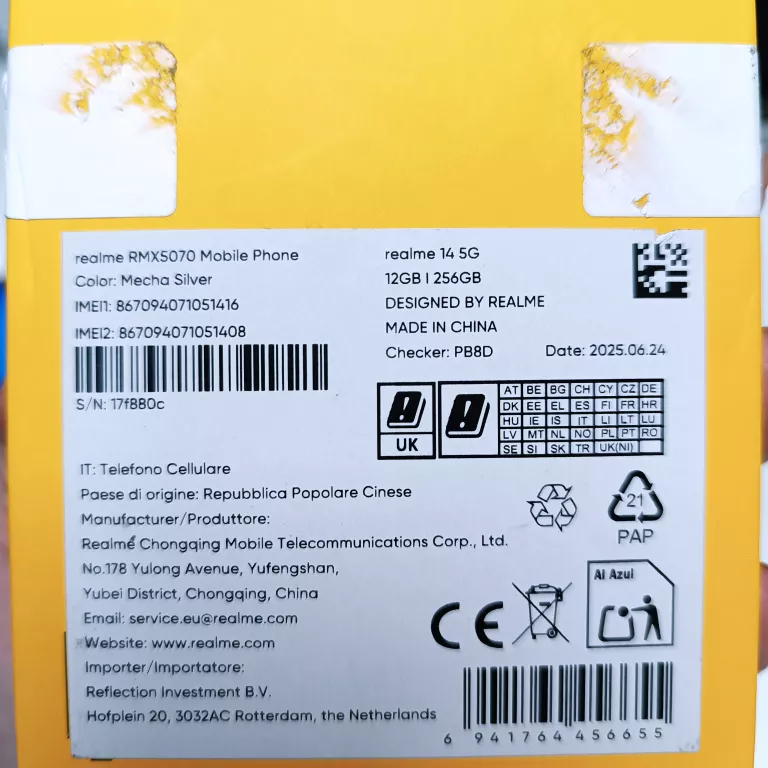 TELEFON REALME 14 5G 12/256GB