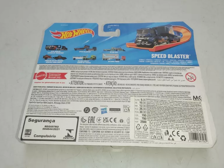 ZESTAW HOT WHEELS TRACK FLEET SPEED BLASTER
