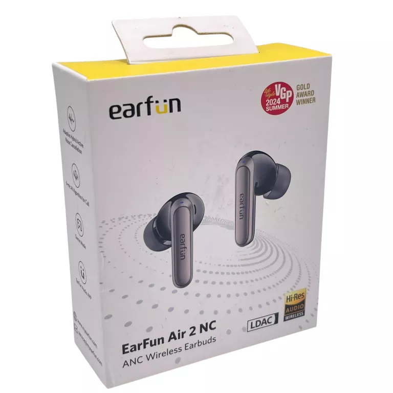 SŁUCHAWKI DOKANAŁOWE EARFUN AIR 2 NC CZARNE BLUETOOTH