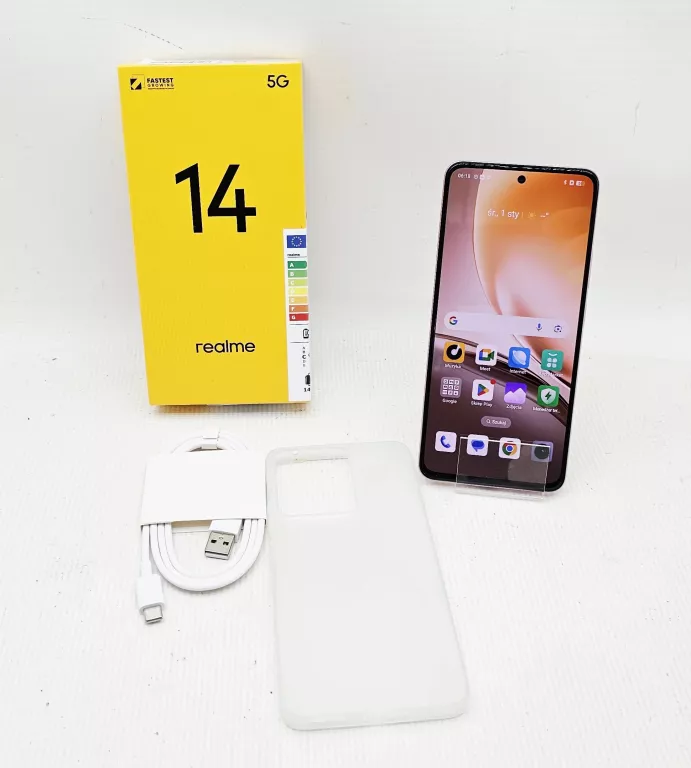 TELEFON REALME 14 B/S D/S KOMPLET ZADBANY