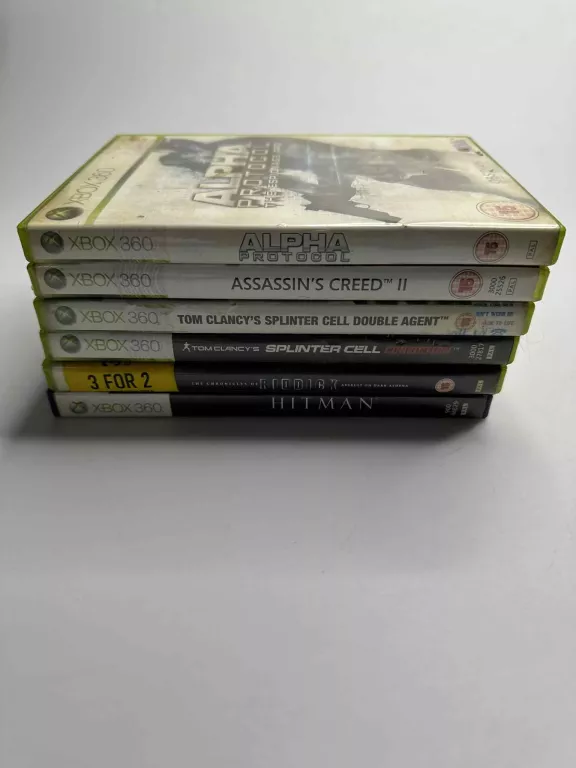 ZESTAW 6 GIER NA KONSOLE XBOX360