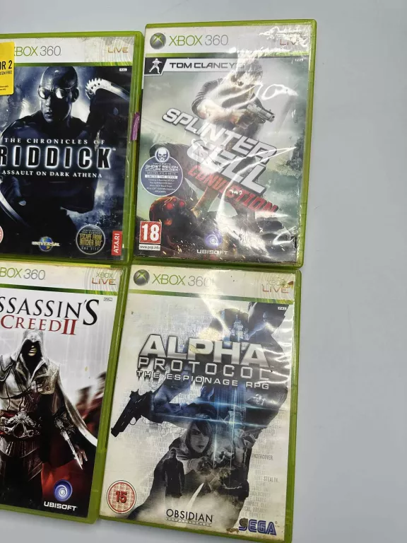 ZESTAW 6 GIER NA KONSOLE XBOX360