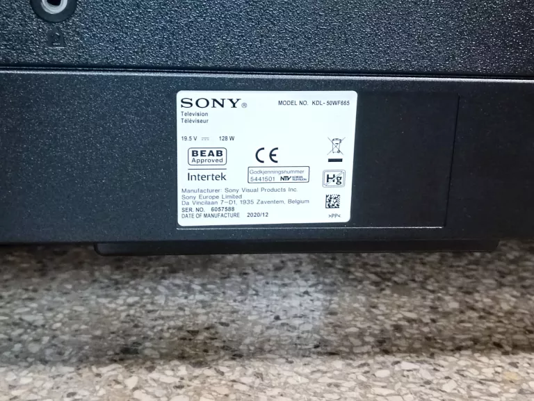 SONY KDL-50WF665 - 50" - FULL HD - SMART TV