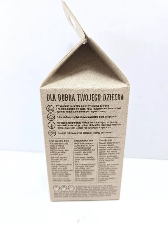 NUK BUTELKA ZE SMOCZKIEM SILIKONOWYM 150 ML S FOR NATURE ZIELONA