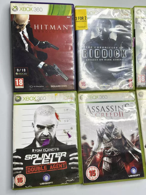 ZESTAW 6 GIER NA KONSOLE XBOX360