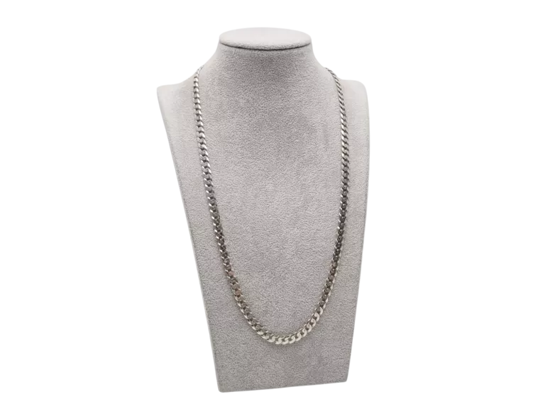 SREBRNY ŁAŃCUSZEK PANCERKA 20,76G PR.925 DŁ.55CM
