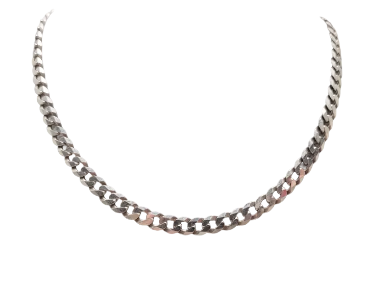 SREBRNY ŁAŃCUSZEK PANCERKA 20,76G PR.925 DŁ.55CM