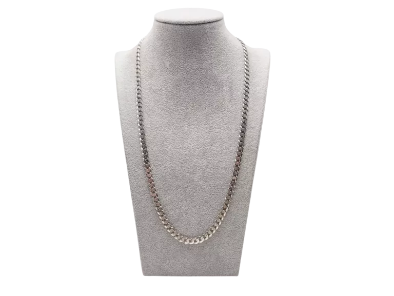 SREBRNY ŁAŃCUSZEK PANCERKA 20,76G PR.925 DŁ.55CM