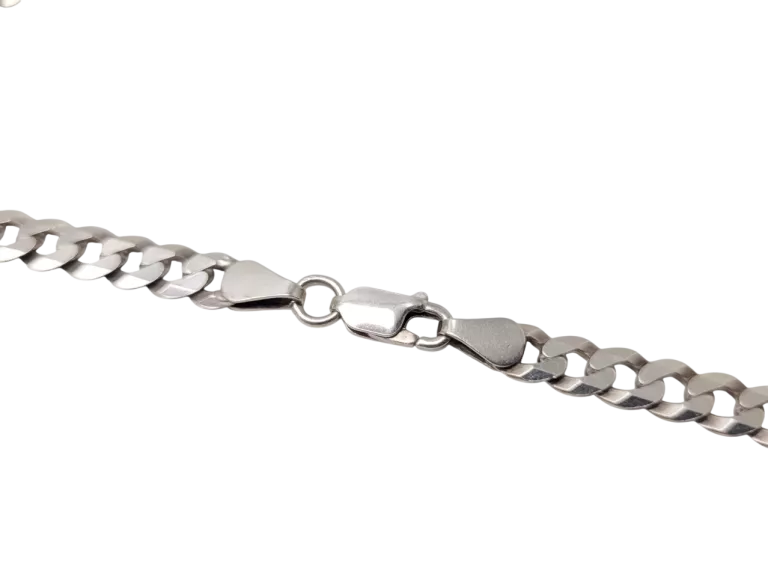 SREBRNY ŁAŃCUSZEK PANCERKA 20,76G PR.925 DŁ.55CM