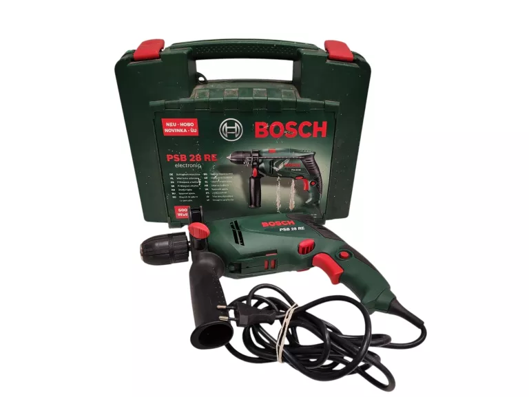 WIERTARKA BOSCH PSB 28RE 500 W Z WALIZKĄ