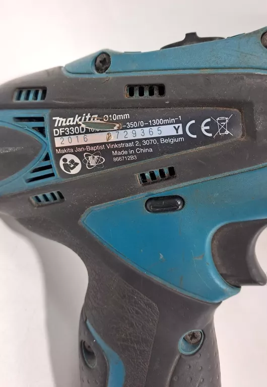 WKRĘTARKA AKUMULATOROWA MAKITA DF330D/ 2 X AKU/ ŁADOWARKA