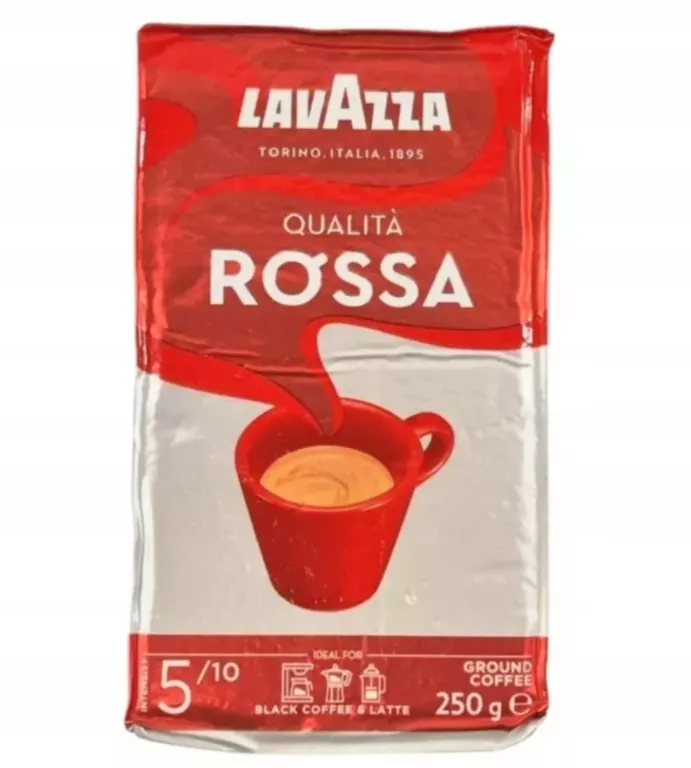 KAWA MIELONA LAVAZZA QUALITA ROSSA 250G